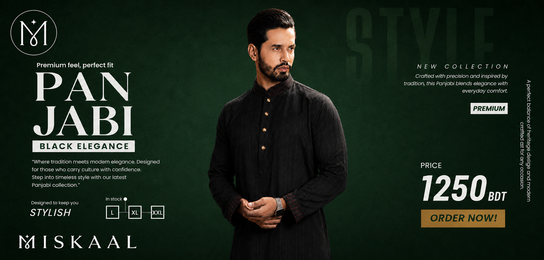 Black panjabi