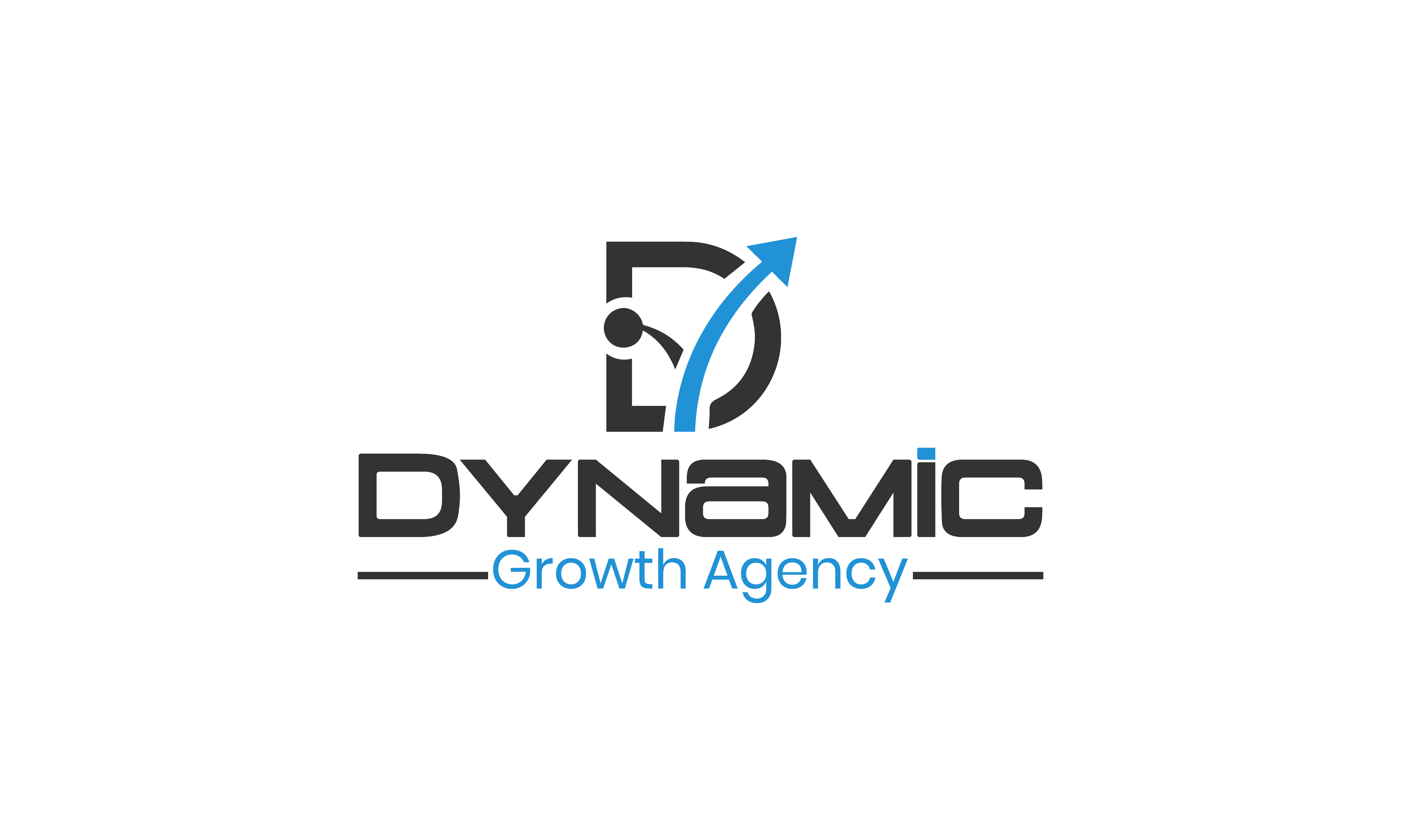 Dynamic Growth Agency Logo – Premium Modern Business Logo