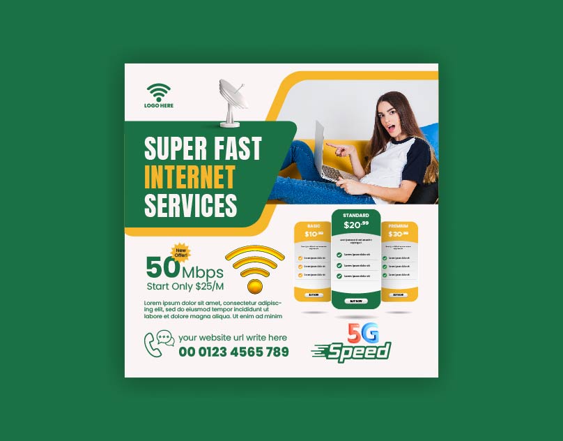 social media Wifi Postar