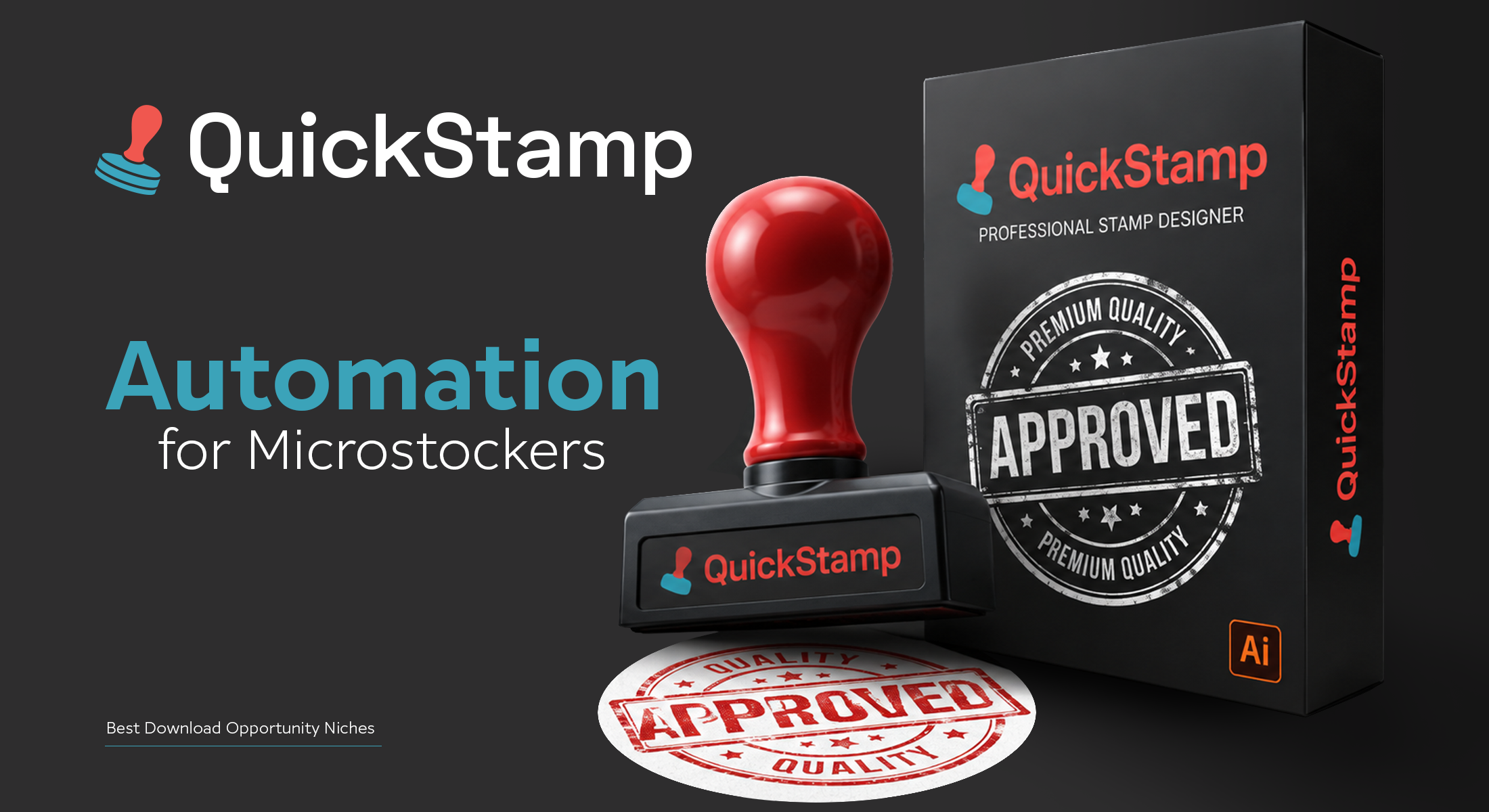 Professional Rubber Stamp Generator for Adobe Illustrator